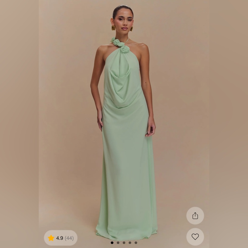 Rosalia Cowl Neck Maxi Dress- Sage